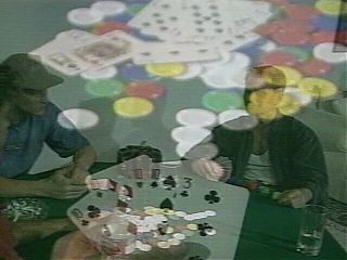 Crazy card players have erotic group sex with cock sucking and extreme immense anal sex 