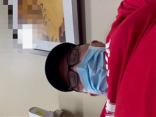 Risky Public Jerk and Cum In Doctors Office Almost Caught 2